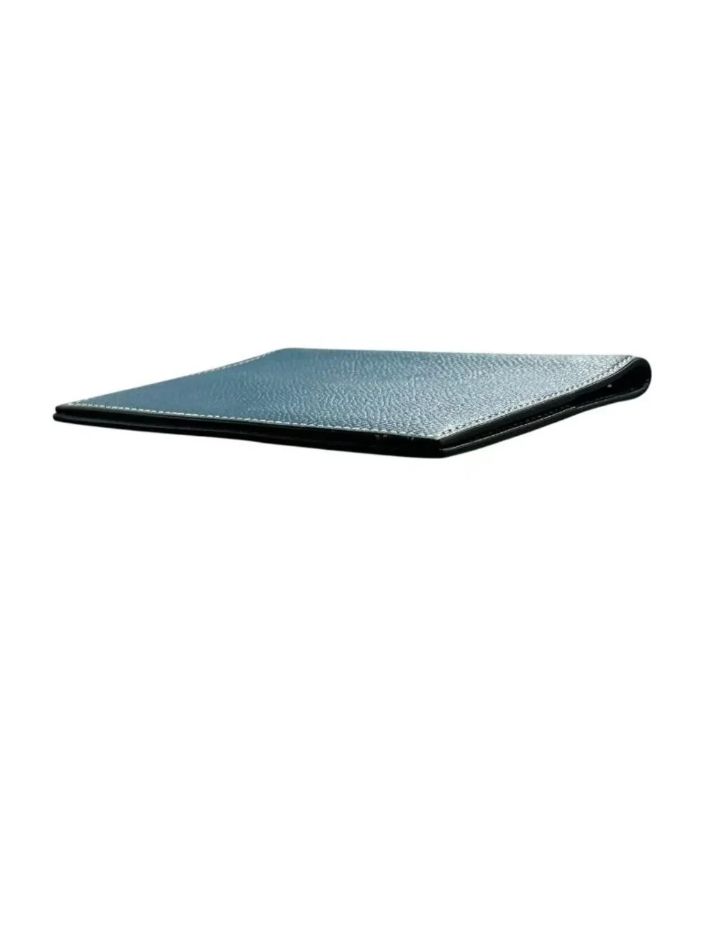 Hermes Notebook Cover Leather Blue Agenda